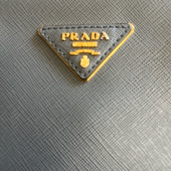 Authentic Prada Saffiano Two Tone Leather Tote - Picture 14 of 15